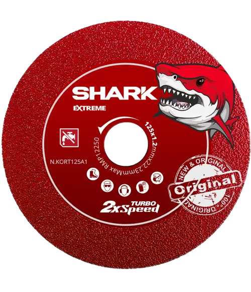 Shark Tarcza Diamentowa Extreme 125mm M14 do cięcia fazowania gresu Shark - zdjecie nr 1